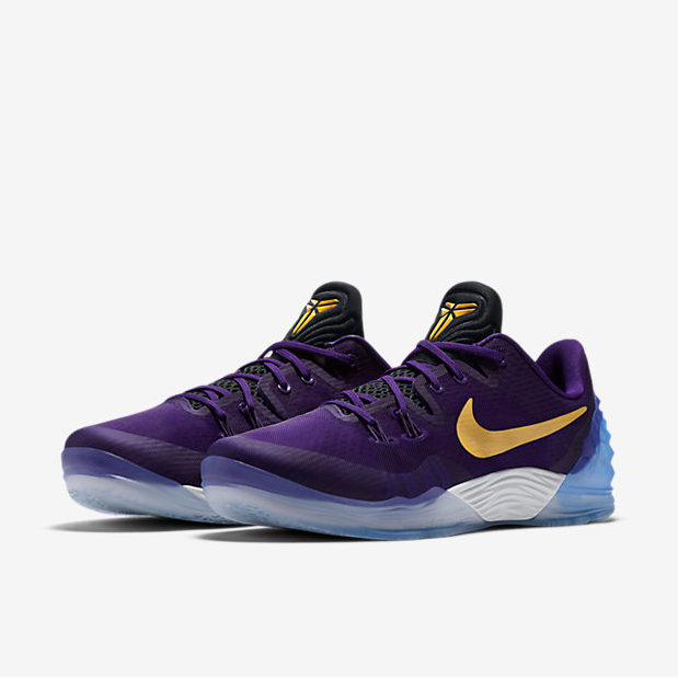 Nike Kobe 5(V) Purple Yellow White Blue Shoes